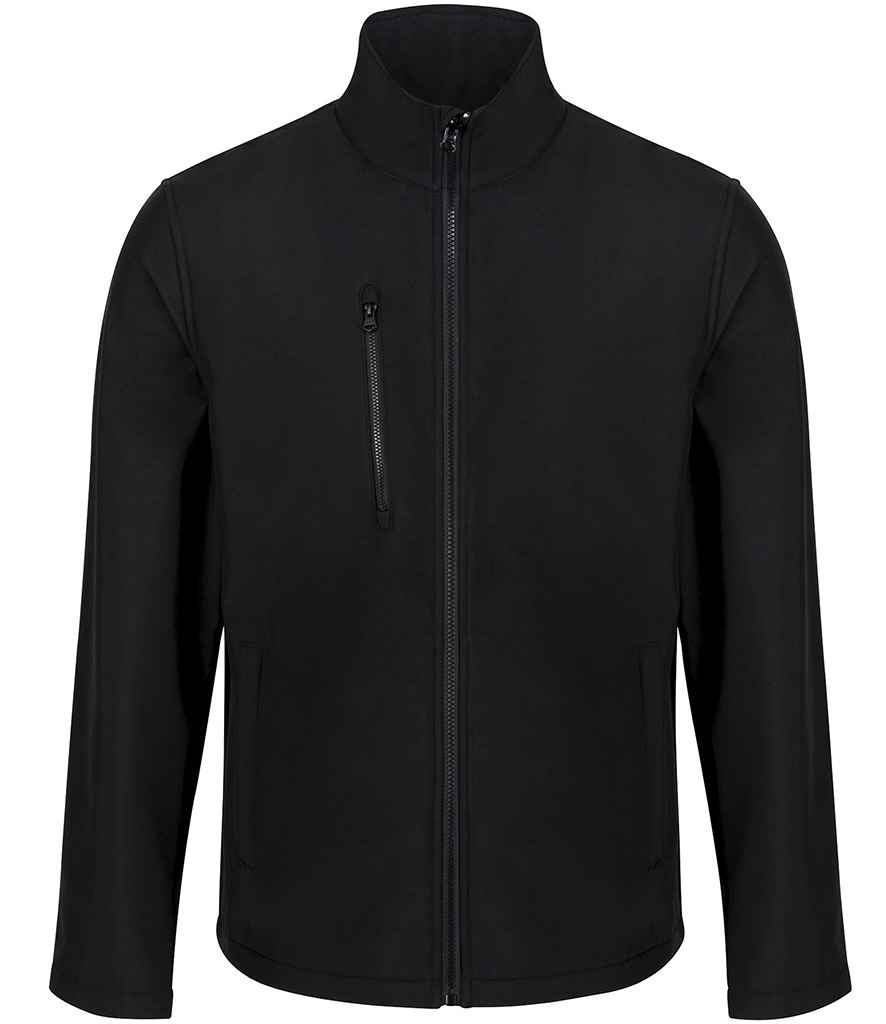 Regatta Ablaze Three Layer Soft Shell Jacket - Black/Black